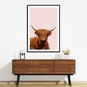 Highland Cow Art Print