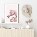 Horse Of The Roses Art Print