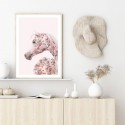 Horse Of The Roses Art Print