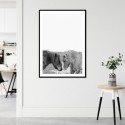 Horses Nuzzle Art Print