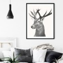 Vintage Deer Art Print