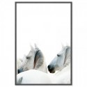 White Horses Art Print