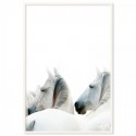 White Horses Art Print