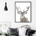 Winter Deer Art Print