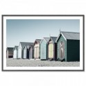 Bathing Boxes Brighton Beach Art Print