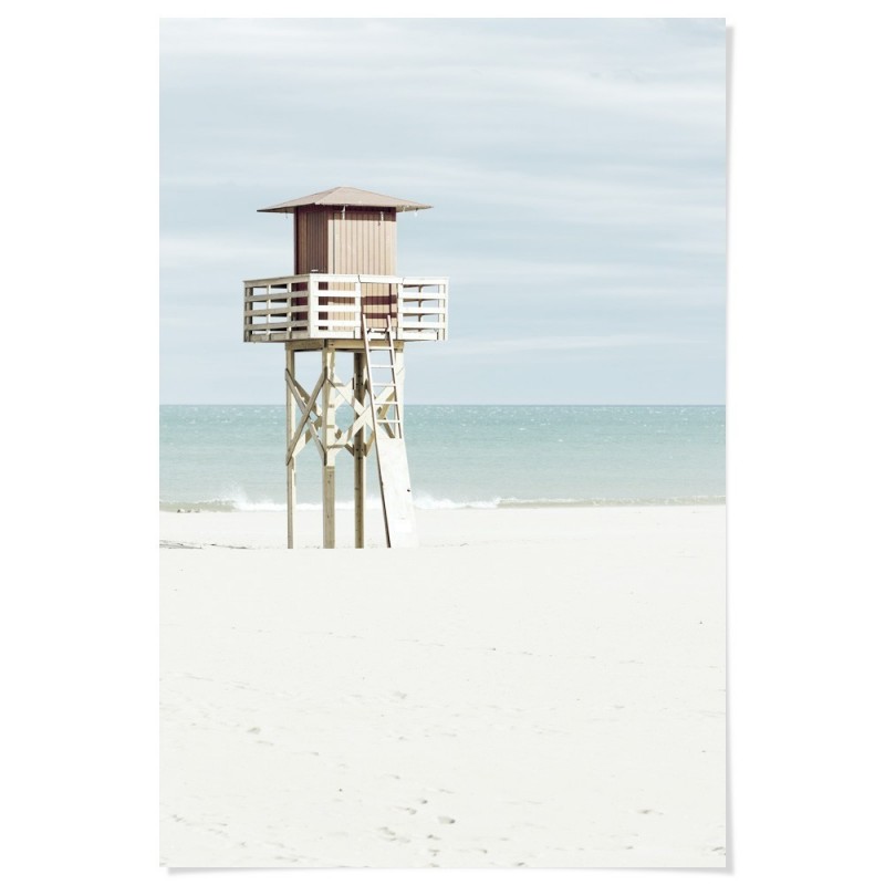 Beach Coast Guard Art Print