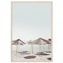 Beach Parasols Art Print