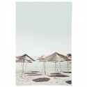 Beach Parasols Art Print