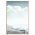 Beach White Wash Art Print