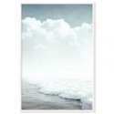 Beach White Wash Art Print