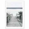 Beach Wooden Walkway Art Print