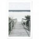 Beach Wooden Walkway Art Print