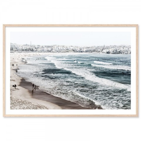 Bondi Beach Waves Art Print