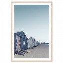 Brighton Beach Bathing Boxes Melbourne Art Print