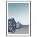 Brighton Beach Bathing Boxes Melbourne Art Print