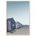 Brighton Beach Bathing Boxes Melbourne Art Print