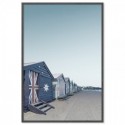 Brighton Beach Bathing Boxes Melbourne Art Print