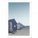 Brighton Beach Bathing Boxes Melbourne Art Print