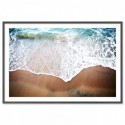 Golden Beach Sand Art Print