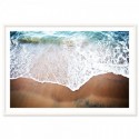 Golden Beach Sand Art Print