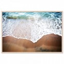 Golden Beach Sand Art Print