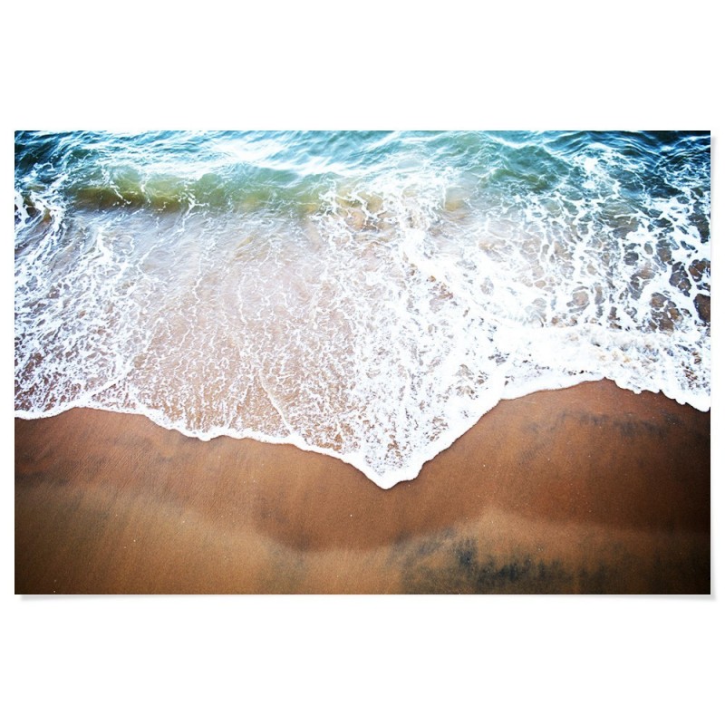 Golden Beach Sand Art Print