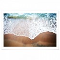 Golden Beach Sand Art Print