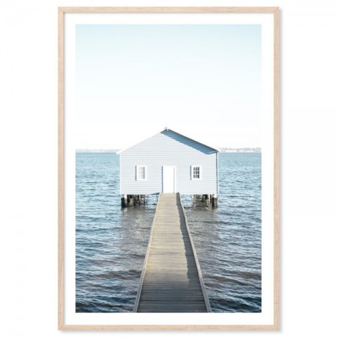 Matilda Bay Boathouse Art Print