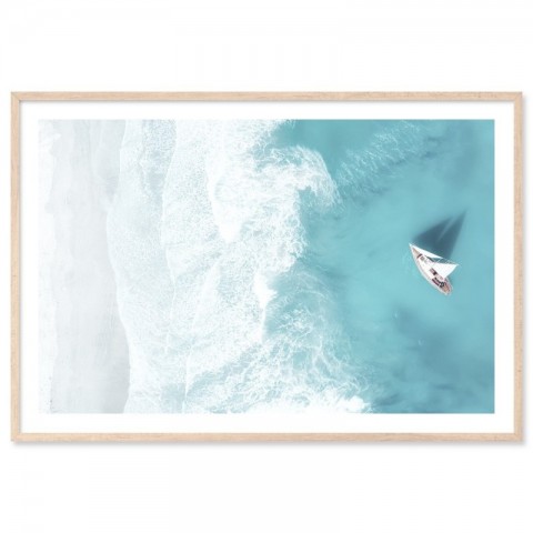 Turquoise Beach Art Print