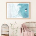 Turquoise Beach Art Print