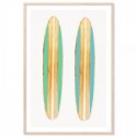 Vintage Surfboards Art Print