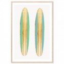 Vintage Surfboards Art Print