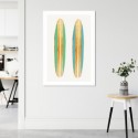 Vintage Surfboards Art Print