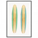 Vintage Surfboards Art Print