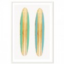 Vintage Surfboards Art Print