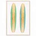 Vintage Surfboards Art Print