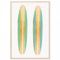 Vintage Surfboards Art Print