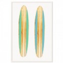 Vintage Surfboards Art Print
