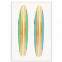 Vintage Surfboards Art Print