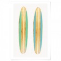 Vintage Surfboards Art Print