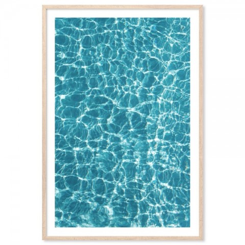 Water Reflection Calming Art Print