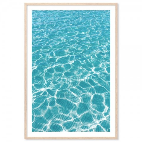 Water Reflection Soothing Art Print