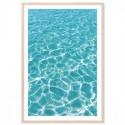 Water Reflection Soothing Art Print