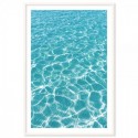 Water Reflection Soothing Art Print