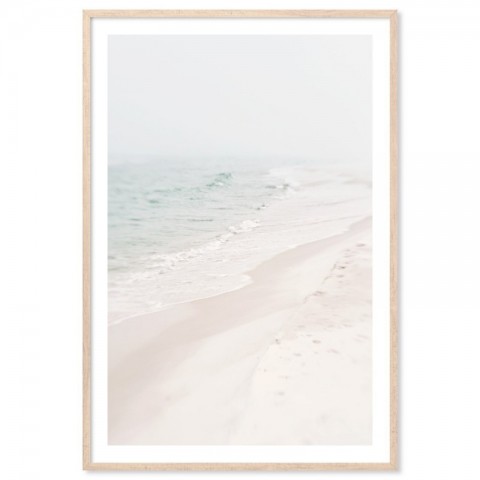 Whitewash Beach Art Print