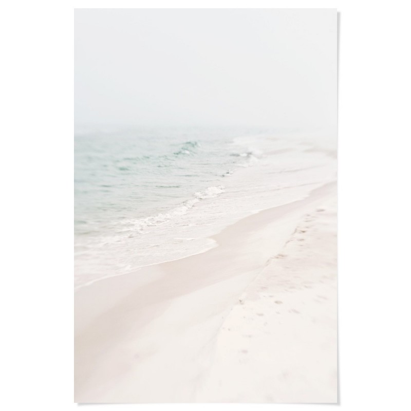 Whitewash Beach Art Print