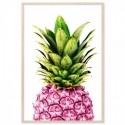 Pink Pineapple Art Print