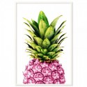 Pink Pineapple Art Print