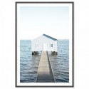 Matilda Bay Boathouse Art Print