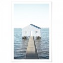 Matilda Bay Boathouse Art Print